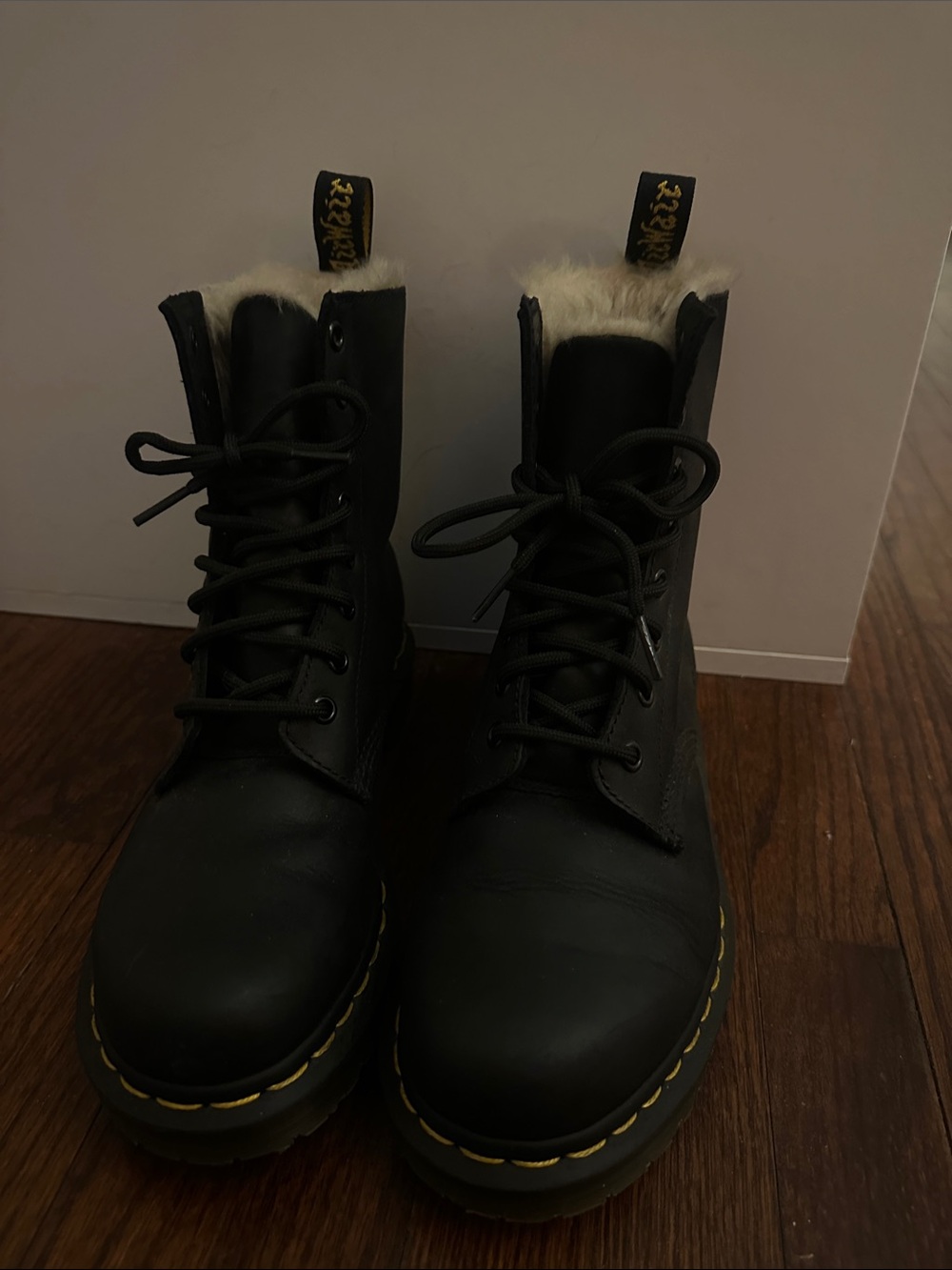 Dr. Martens 1460 Women’s Faux Lined Lace Up Boots